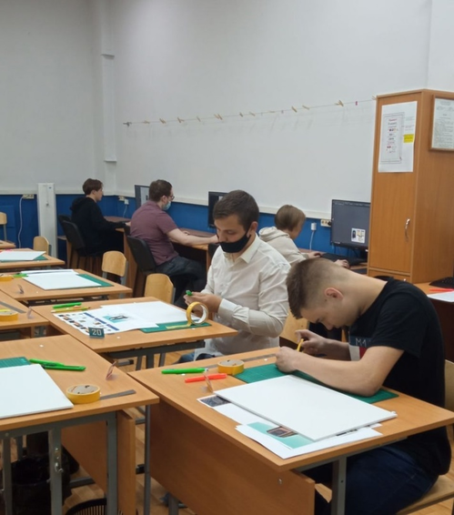 Сдача демонстрационного экзамена по компетенции "Графический дизайн"